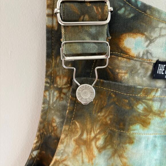 The Pyramid Collection Tie Dyed Overalls Cotton Boho Hippie Festival Artsy Sz S - Picture 3 of 11